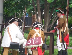 Revolutionary War Garbed Actors