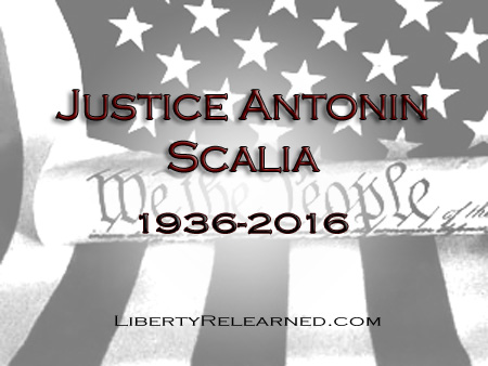 Farewell Antonio Scalia